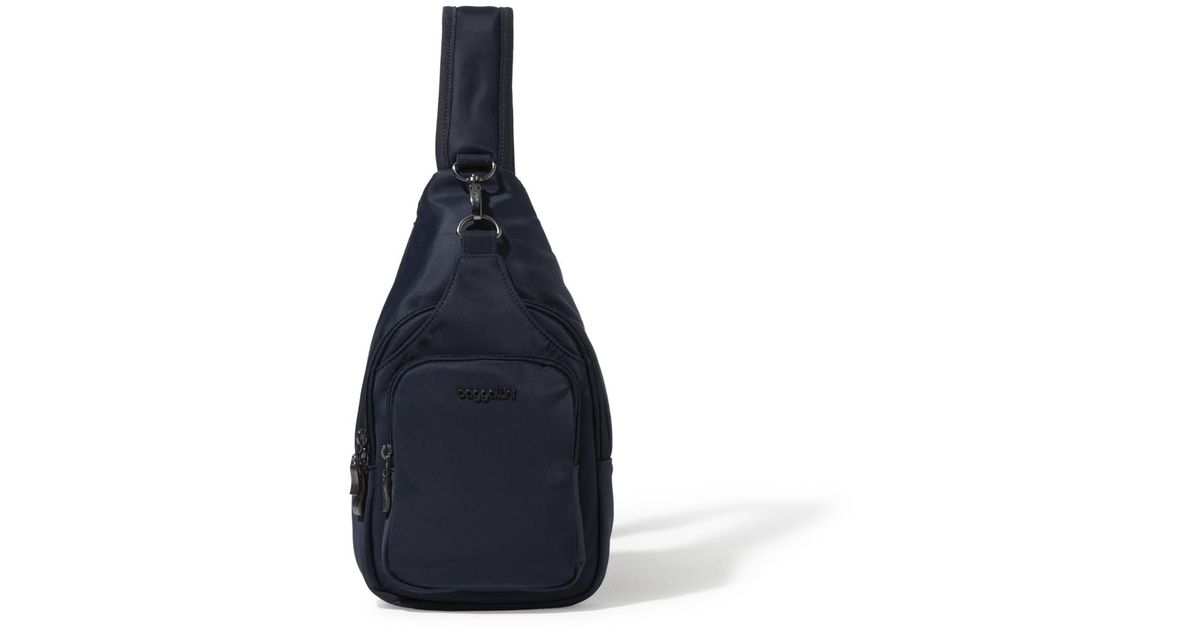 Baggallini Medium Sling Backpack ,Black