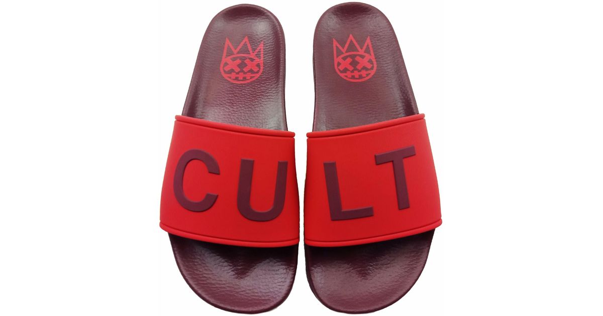 Cult Of Individuality Cult Slide in Red for Men Lyst