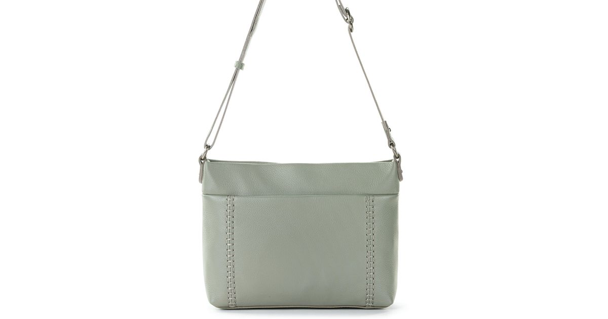 The Sak Melrose Leather Crossbody Handbag in Green Lyst