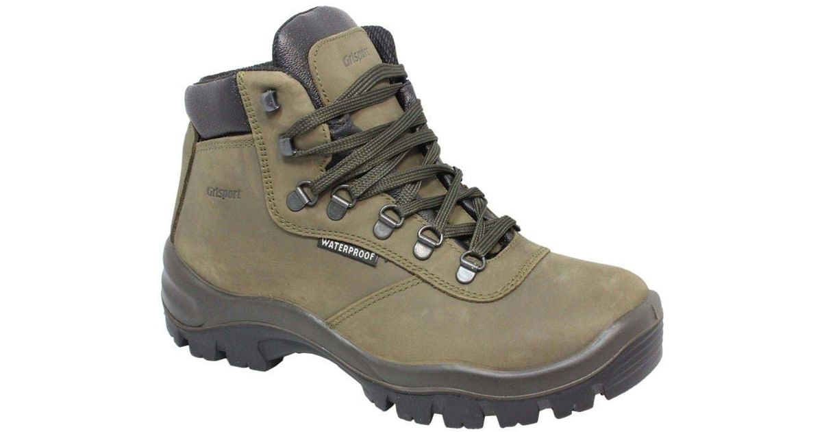 Grisport Glencoe Nubuck Walking Boots in Green for Men | Lyst