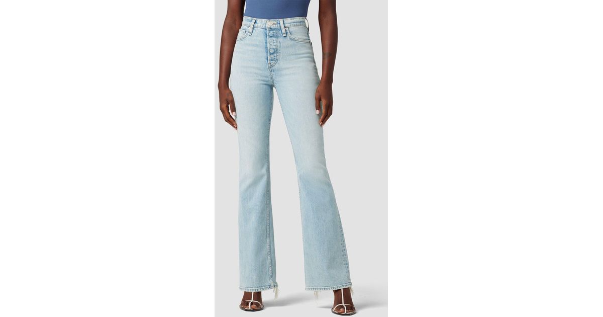 Hudson Jeans Faye Ultra High-rise Bootcut Jeans in Blue | Lyst