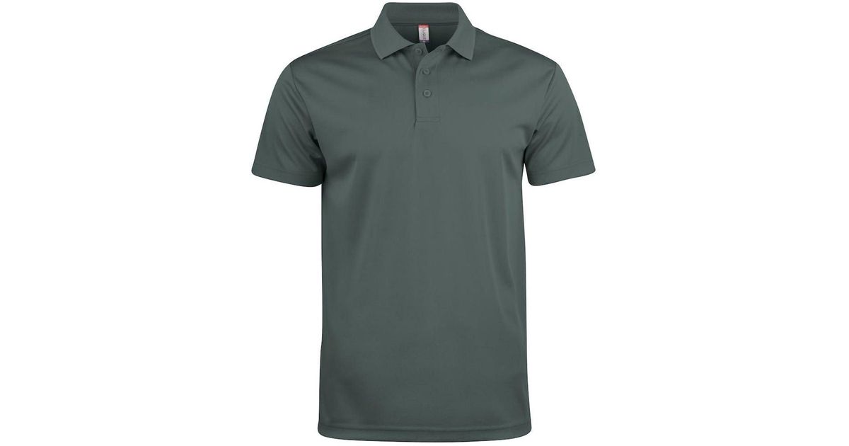 Clique Adult Basic Active Polo Shirt in Green | Lyst