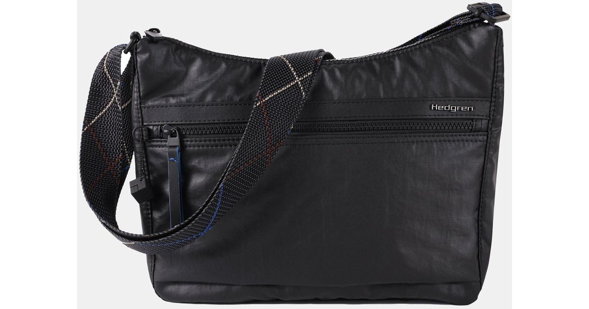 Hedgren Harper's Rfid Shoulder Bag Creased Black Lyst