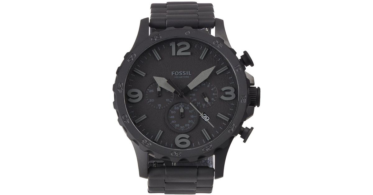 Fossil Nate Jr1401 Elegant Japanese Movement Fashionable Chronograph