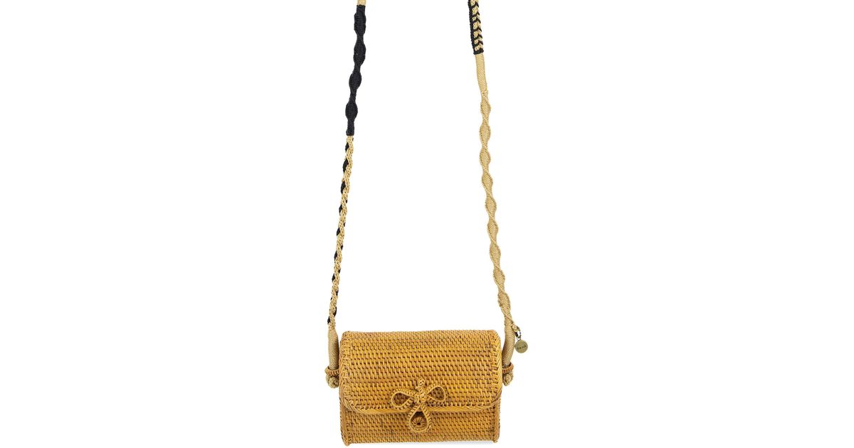 The Sak Nara Flap Crossbody in Metallic Lyst