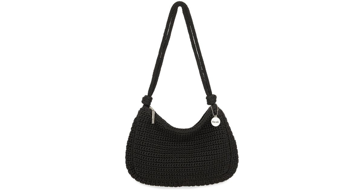 The Sak Josie Mini Shoulder Bag in Black | Lyst