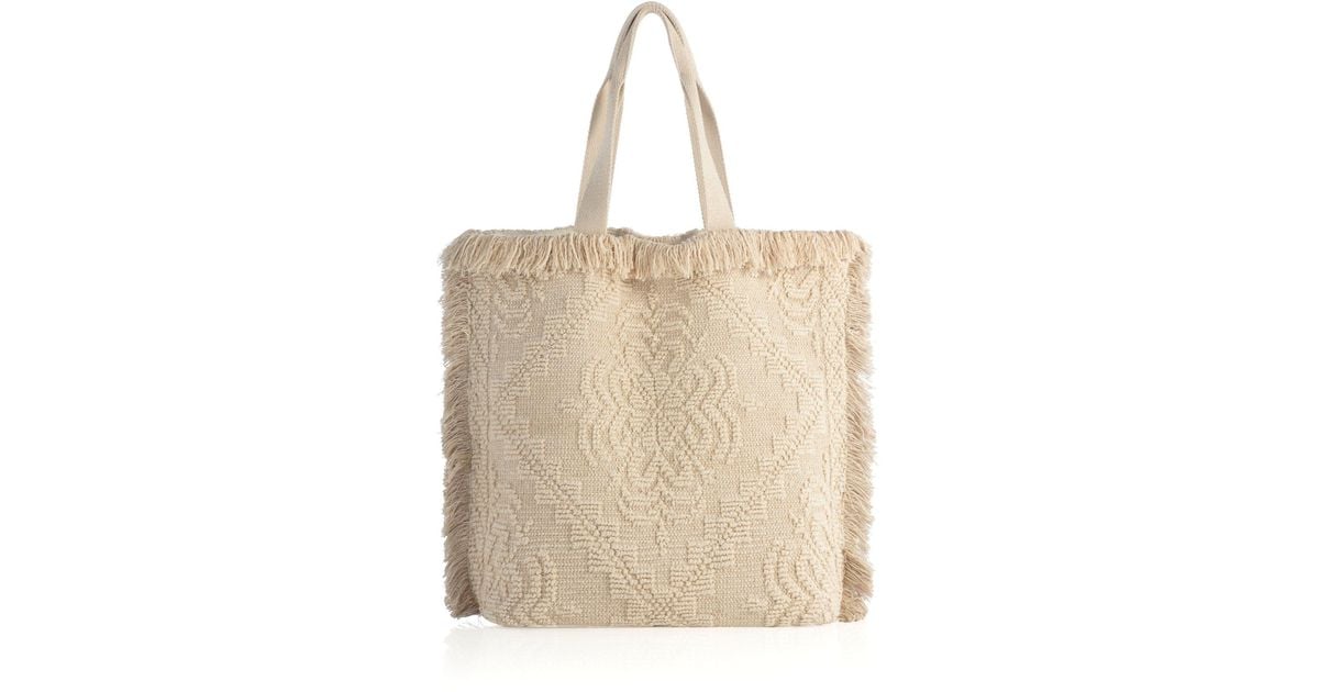 Shiraleah Sienna Tote in Natural | Lyst