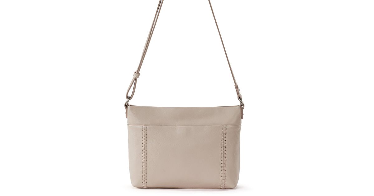 The Sak Melrose Leather Crossbody Handbag in Black Lyst