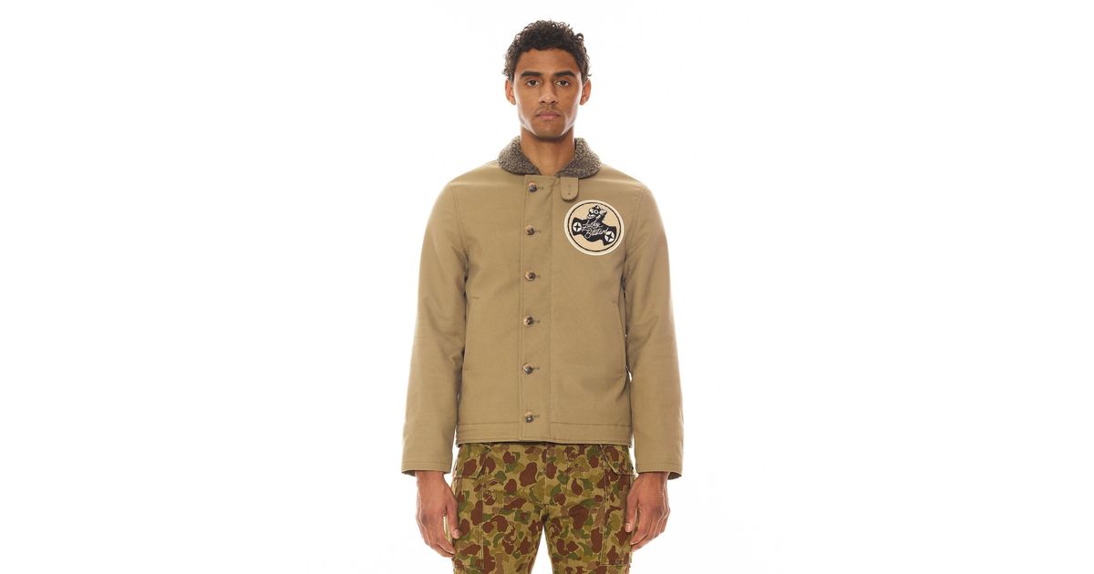 Cult Of Individuality N-1 Deck Lucky Bastard Jacket in Natural for Men
