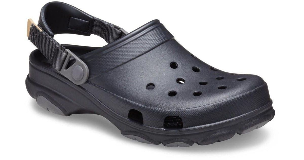 Crocs™ Adult Classic All-terrain Clogs in Black | Lyst