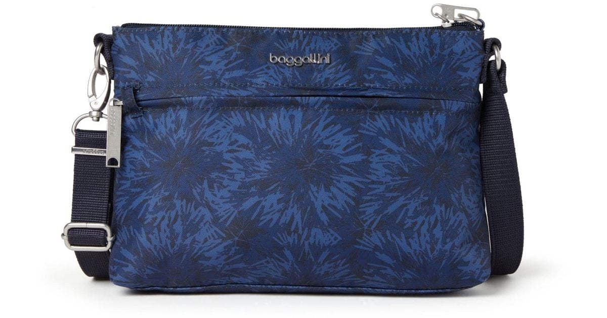Baggallini Antitheft Memento Crossbody Bag in Blue Lyst