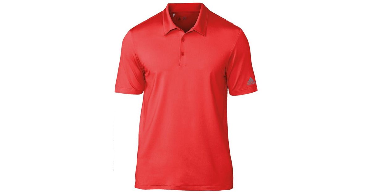 adidas Ultimate 365 Polo Shirt in Red for Men | Lyst