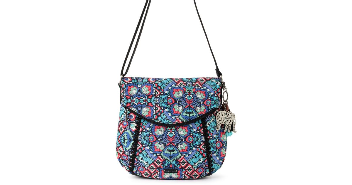 Sakroots Foldover Crossbody Bag in Blue Lyst