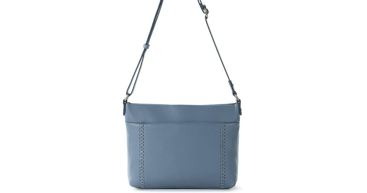 The Sak Melrose Leather Crossbody Handbag in Blue Lyst