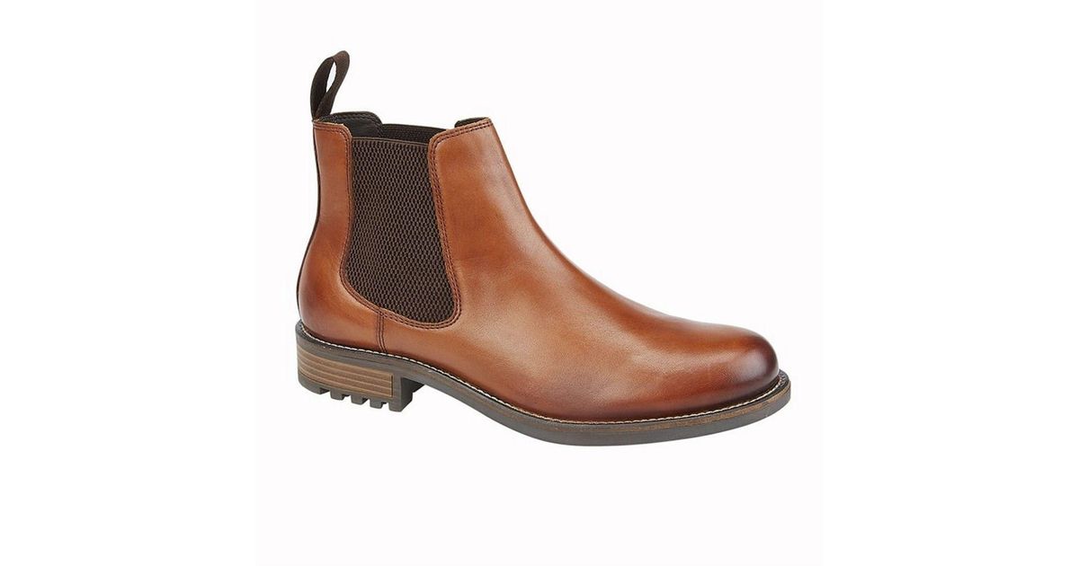 Roamers Elgin Leather Ankle Boots in Brown for Men Lyst