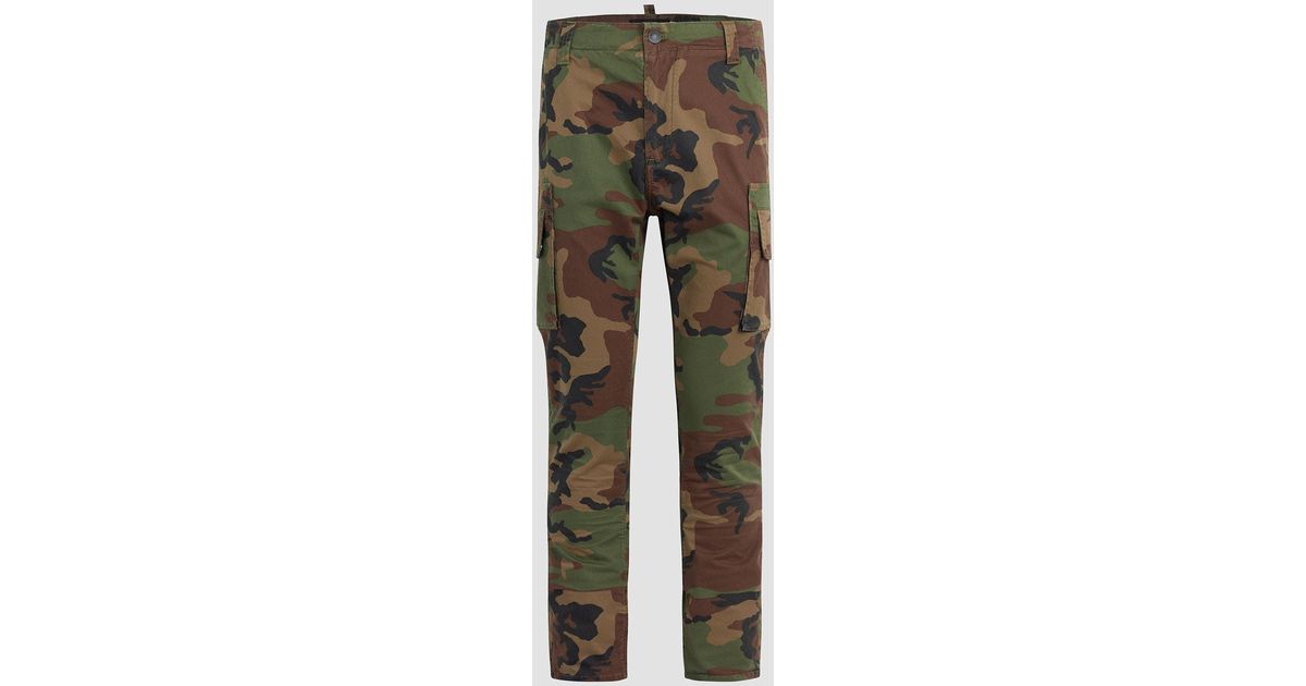 Hudson Jeans Stacked Slim Military Cargo Pant in Green for Men Lyst