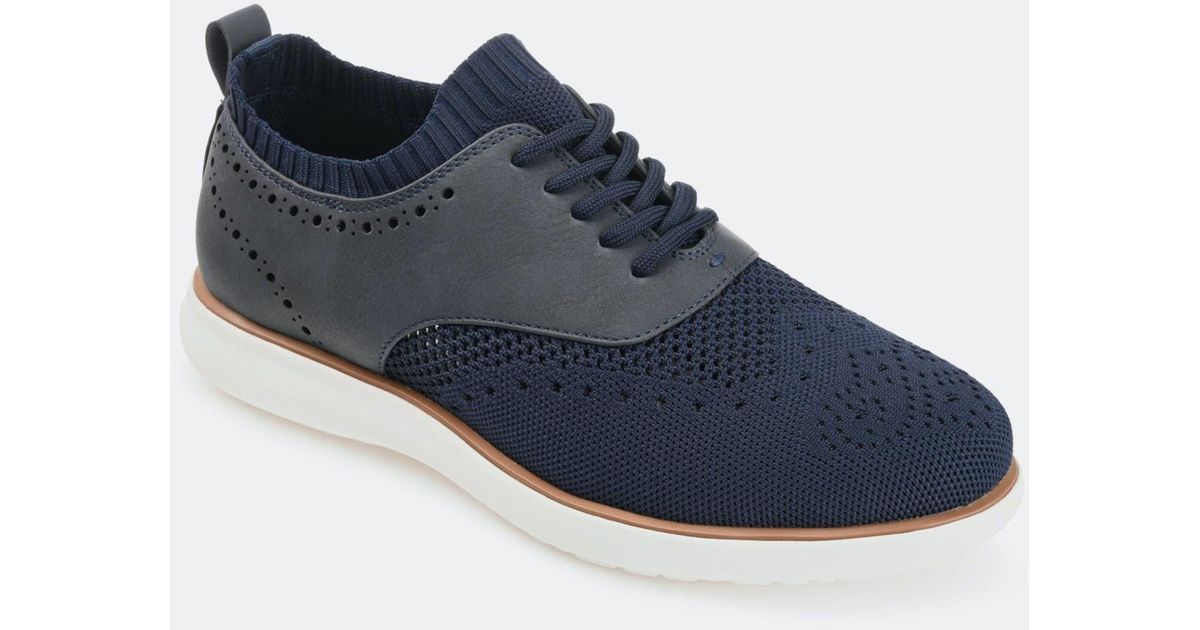 Vance Co. Shoes Vance Co. Waller Knit Casual Dress Shoe in Blue | Lyst