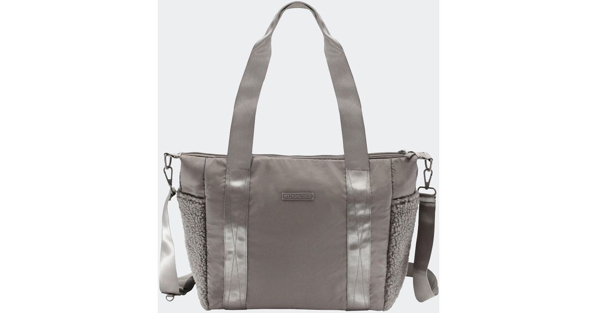 MYTAGALONGS Commuter Tote Bag in Gray Lyst