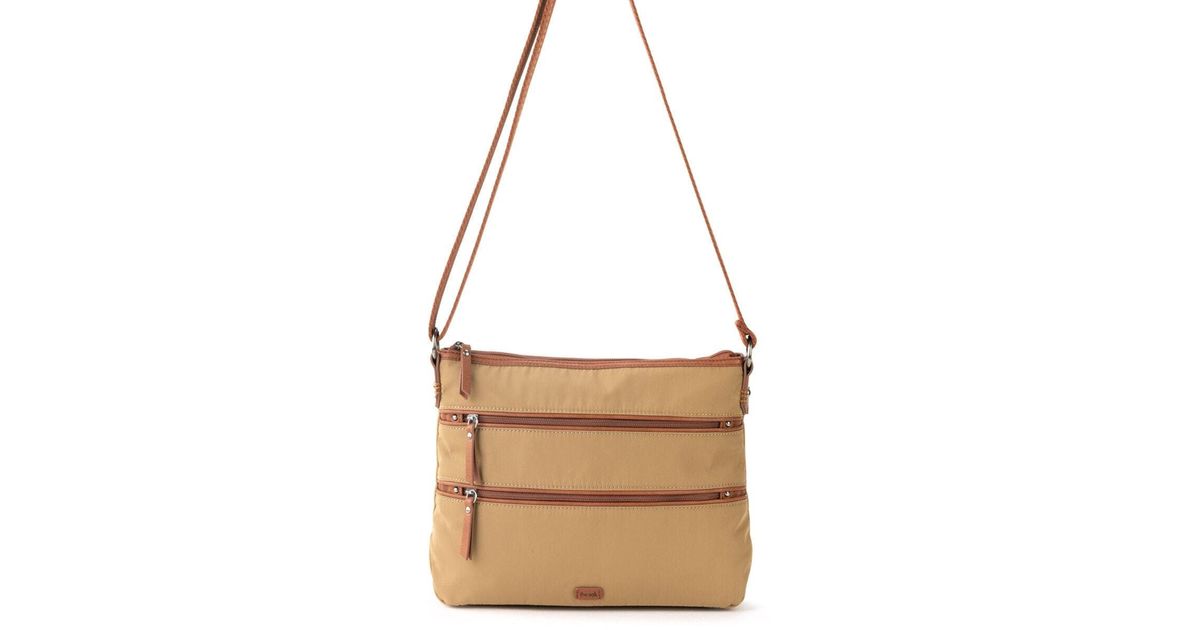 The Sak Esperato Nylon Crossbody Bag in Metallic Lyst