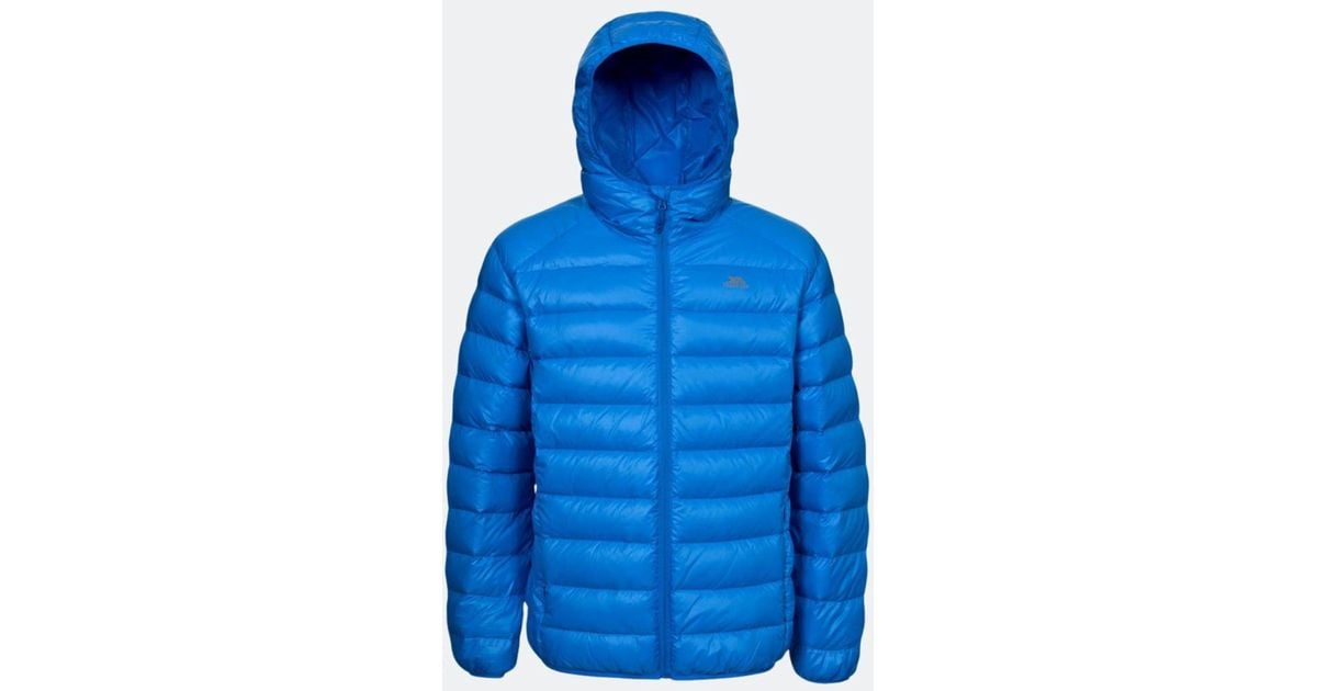 Trespass Ramirez Down Lightweight Winter Jacket in Blue for Men | Lyst