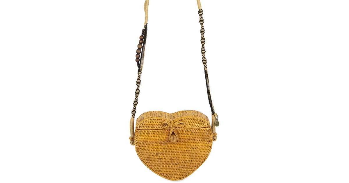 The Sak Nara Heart Crossbody Bag in Brown Lyst