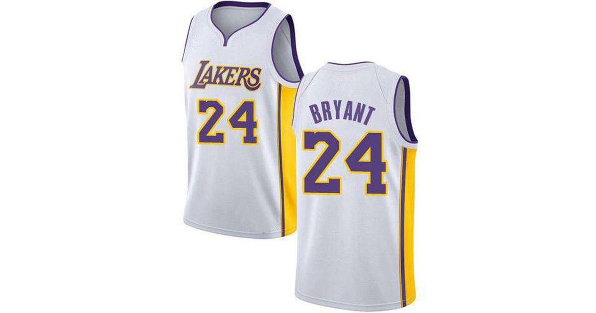 Men's Los Angeles Lakers Kobe Bryant #24 White 2020/21 Swingman Jersey - City  Edition