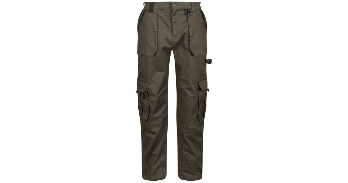 Regatta Pro Utility Work Trousers in Green for Men Lyst