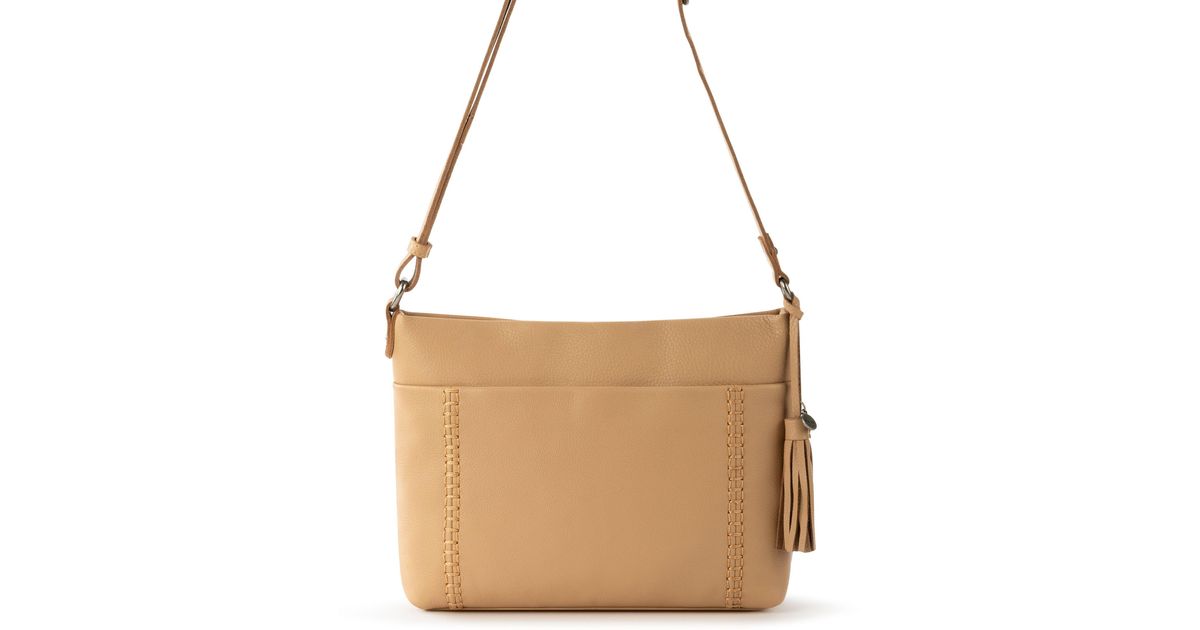 The Sak Melrose Leather Crossbody Handbag in Brown Lyst