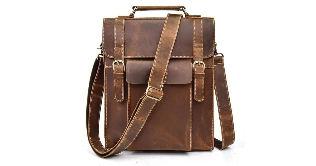 Steel Horse Leather The Vali Backpack Handmade Vintage Leather in Brown