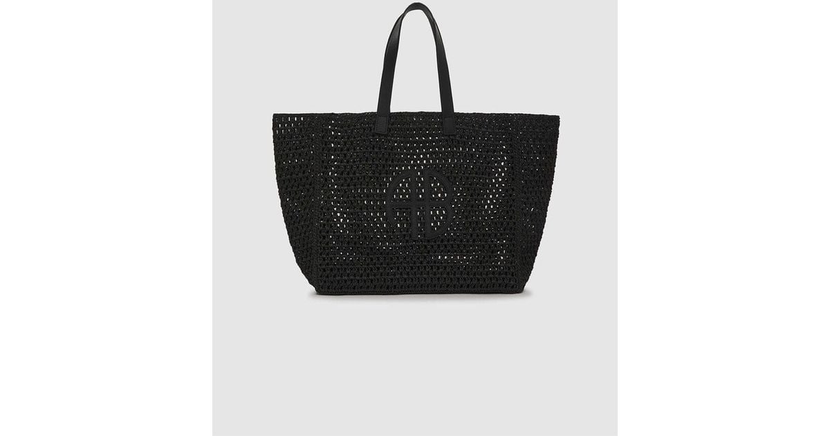 Anine Bing Large Rio Tote in Black | Lyst