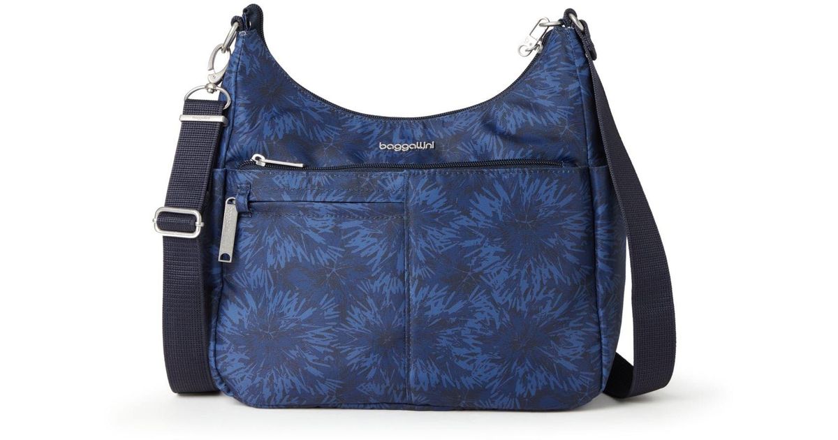 Baggallini Antitheft Free Time Crossbody Bag in Blue Lyst