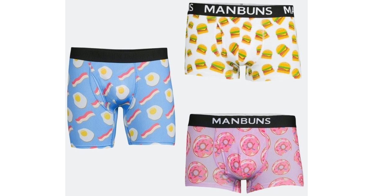 MANBUNS Junk Food Inspired Underwear Mix in Blue for Men Lyst