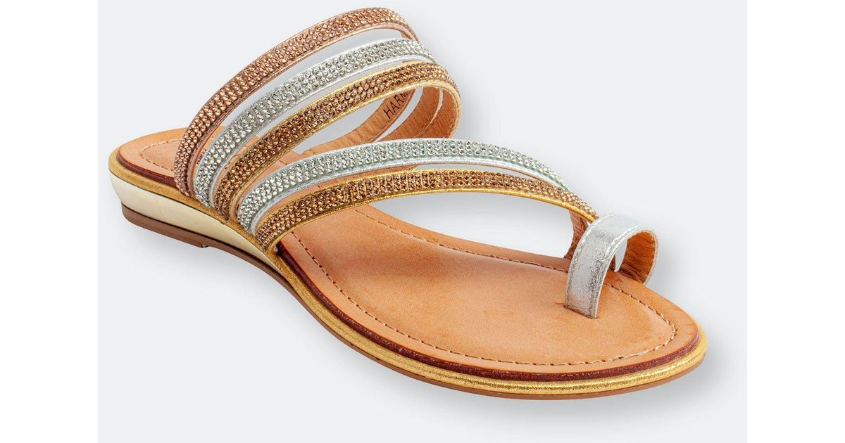 Gc Shoes Harmonie Multi Flat Sandals Lyst