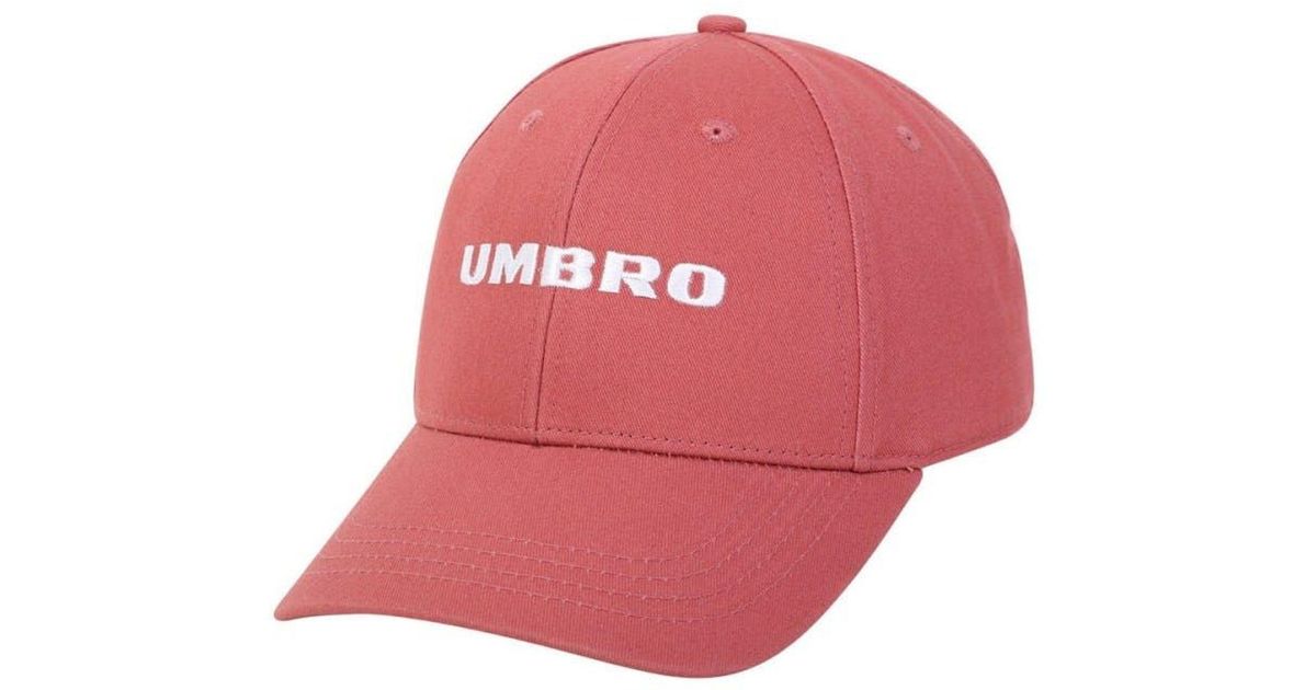 Umbro Diamond Baseball Cap in Pink for Men | Lyst