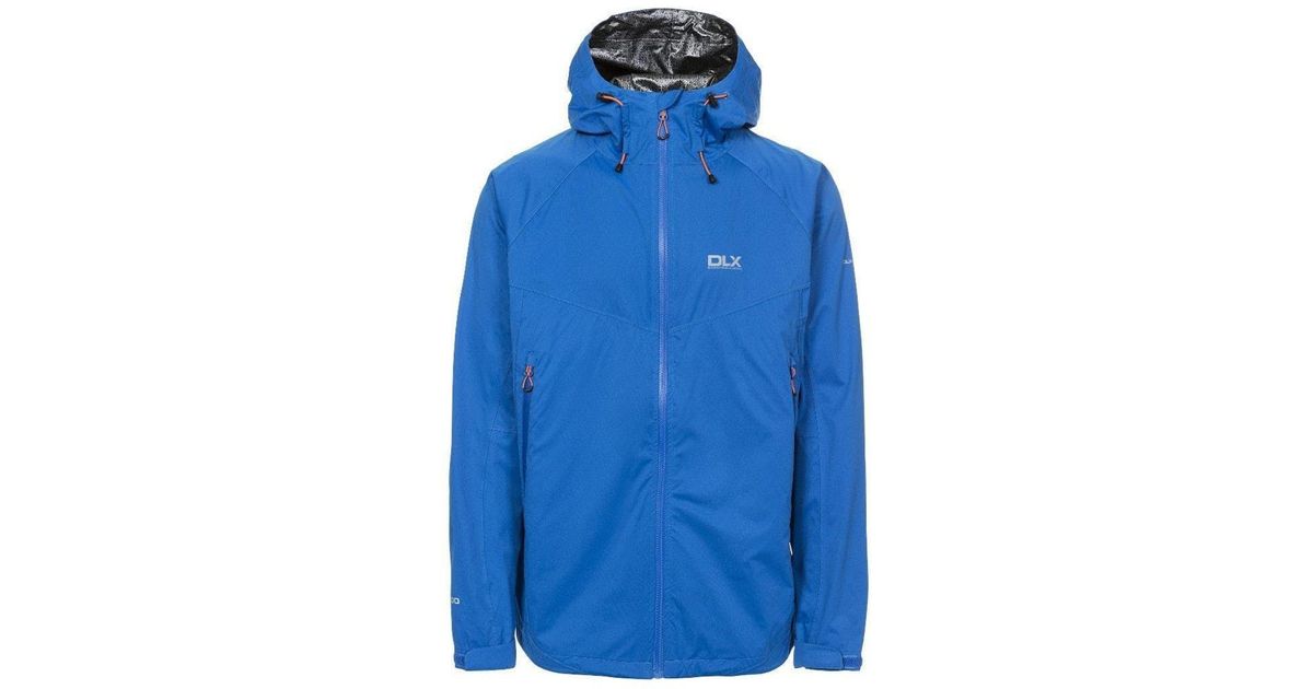 Trespass Edmont Ii Dlx Waterproof Jacket in Blue for Men | Lyst