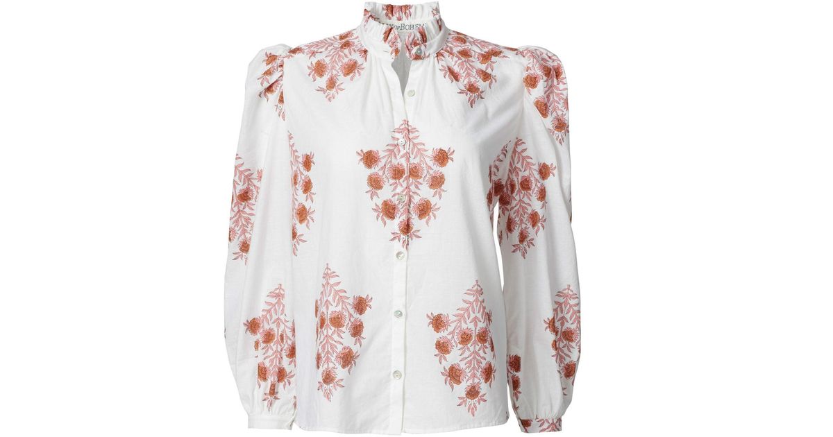 Alix Of Bohemia Annabel Blouse in White Lyst