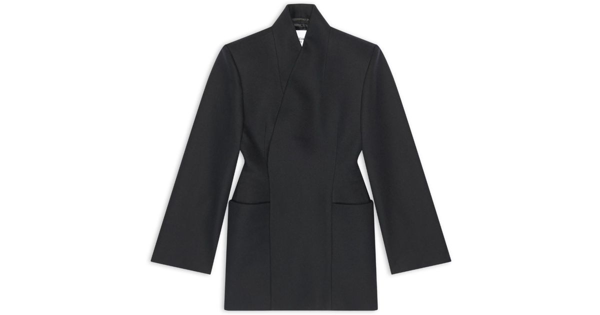 balenciaga hourglass jacket