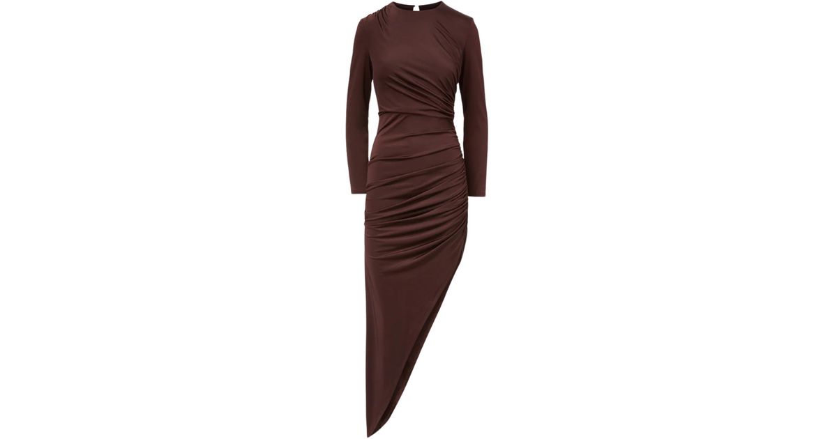 Veronica Beard Synthetic Tristana Dress in Oxblood (Brown) | Lyst
