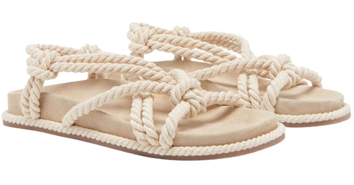 Ulla Johnson Suri Twisted Rope Sandal in Natural Lyst