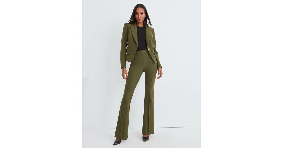 Veronica Beard Hibiscus Pant in Green | Lyst