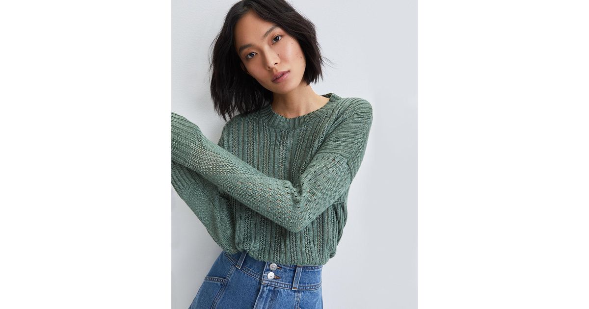 Veronica Beard Erka Linen Sweater in 