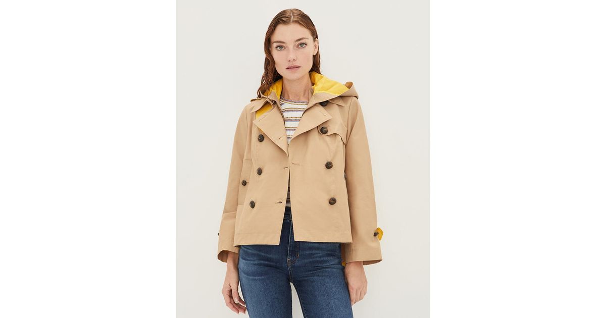 Veronica Beard Watts Dickey Trench in Natural | Lyst