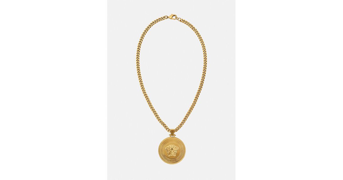 Versace Medusa Biggie Necklace in Gold (Metallic) for Men - Lyst