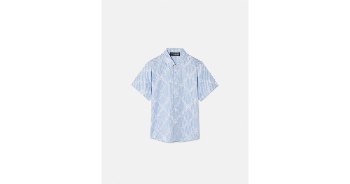 Versace Chemise Nautical Medusa Kids in Blue for Men Lyst