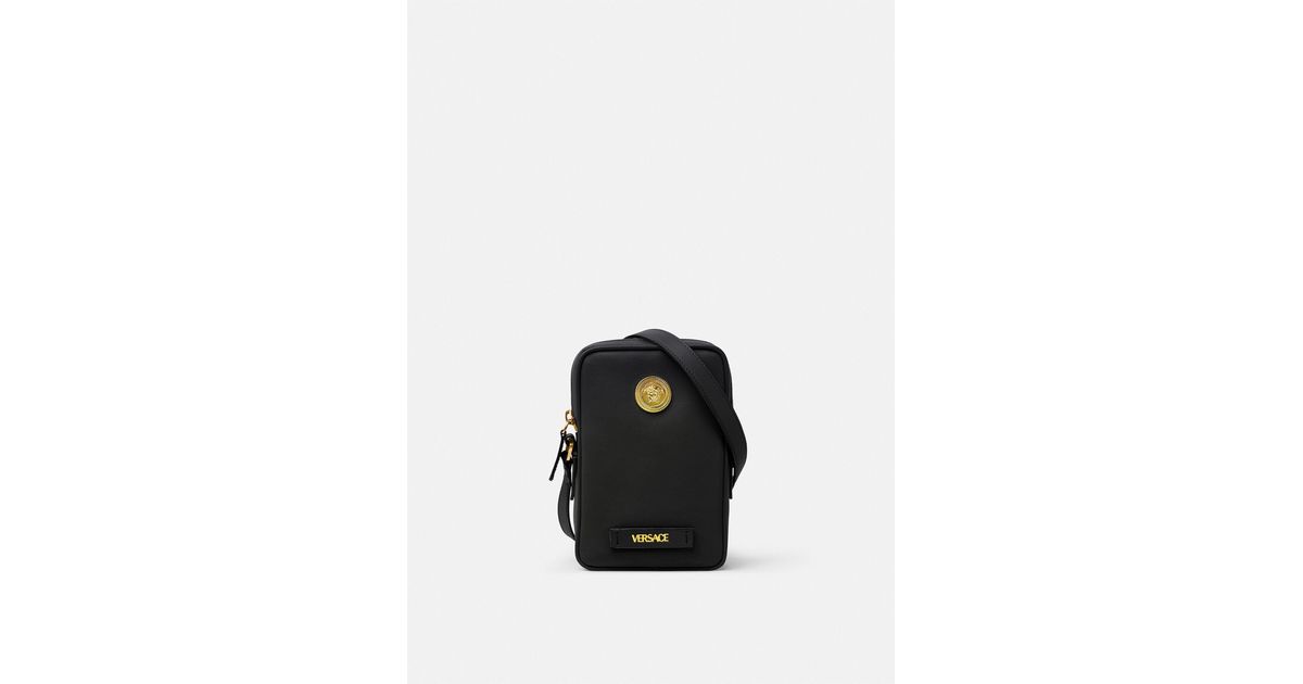 Versace Medusa Biggie Small Crossbody Bag in Black for Men Lyst