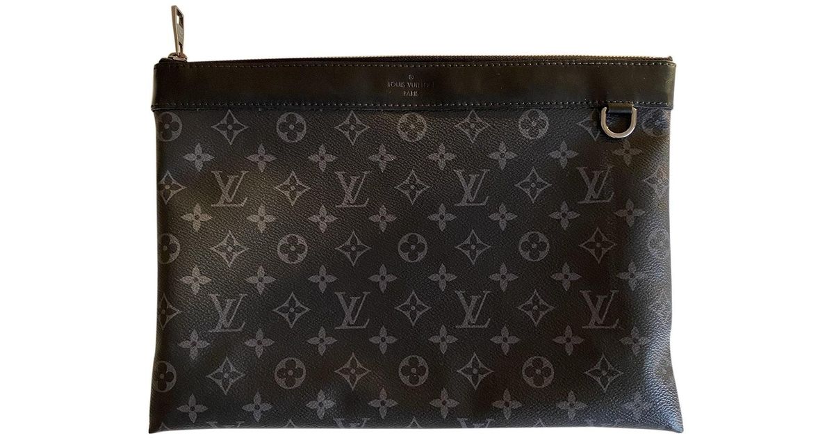 Louis Vuitton Cloth Small Bag in Black for Men - Lyst