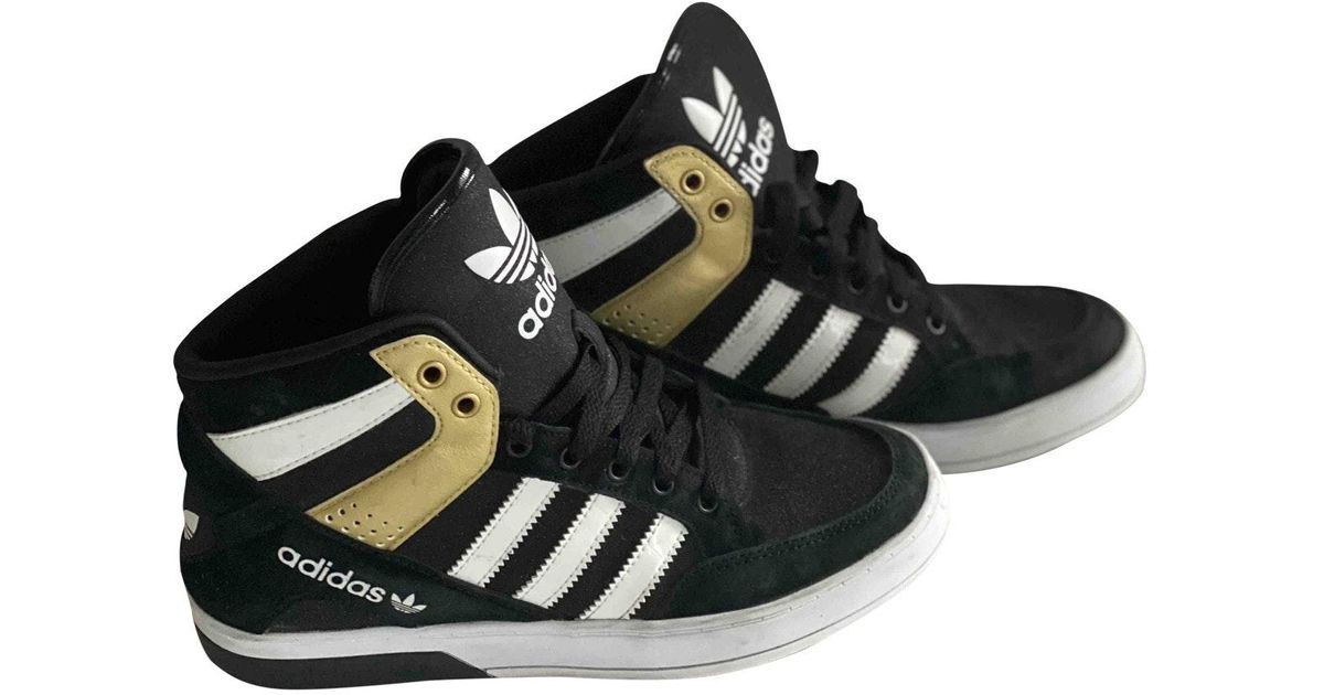 adidas black glitter trainers