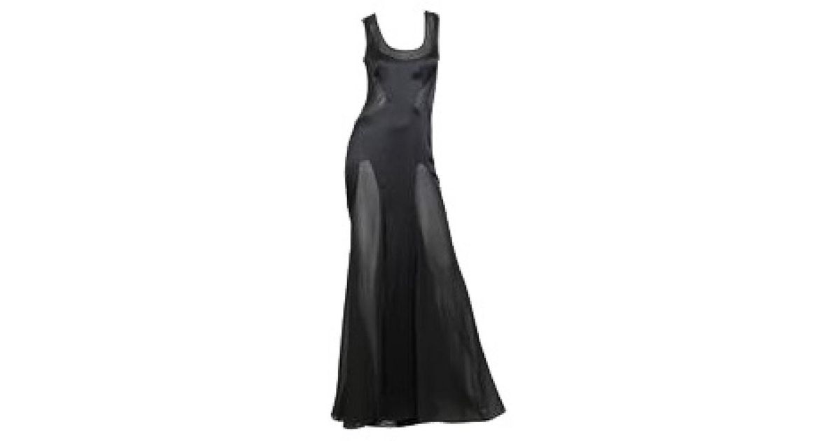 versace black gown