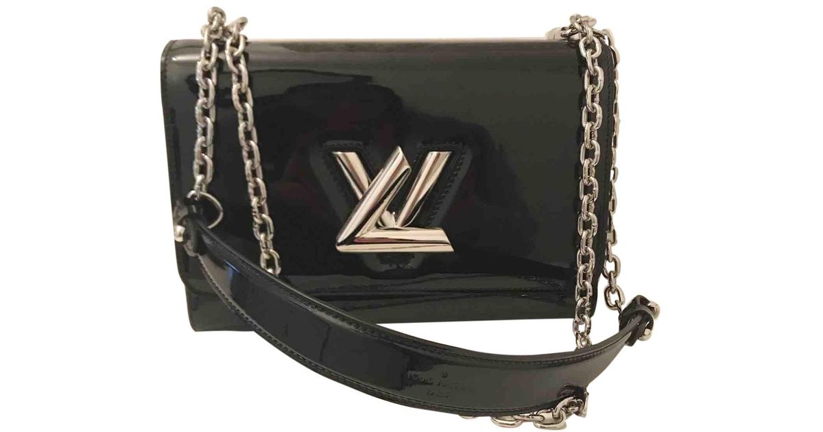 Louis Vuitton Twist Patent Leather Crossbody Bag in Black - Lyst