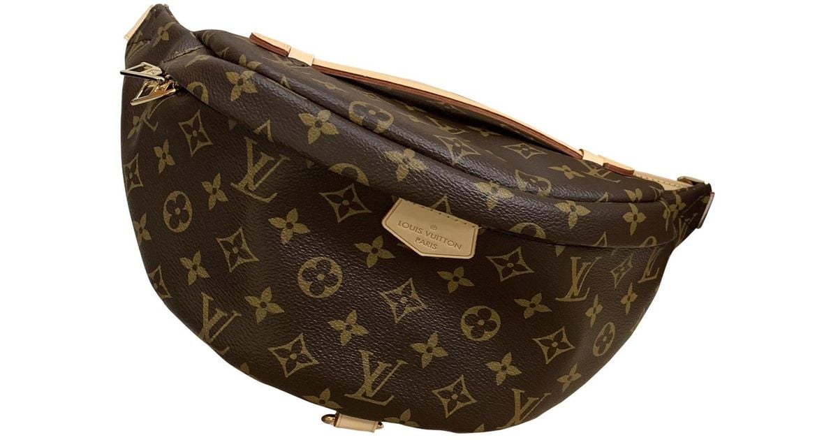Louis Vuitton Bum Bag / Sac Ceinture Brown Cloth Clutch Bag - Lyst